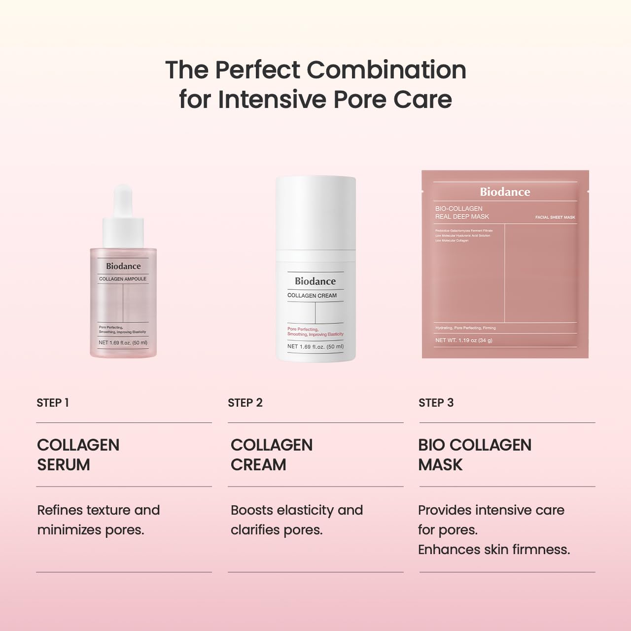 Zermet 1 Zermet 1 Bio-Collagen Real Deep Mask, Hydrating Overnight Hydrogel Mask, Pore Minimizing, Elasticity Improvement, 34g x4ea