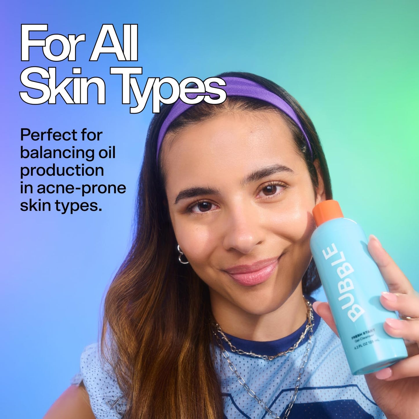 Zermet 1 Zermet 1 Skincare Fresh Start Gel Face Wash - Gentle PHA Exfoliating Facial Cleanser to Reduce Oil + De-Clog Pores - Daily Face Cleanser with Aloe Vera to Soothe Sensitive Skin - Vegan Skin Care (125ml)