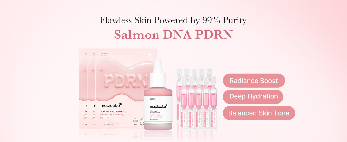 Zermet 1 medicube Pink Zermet 1 Trio Gift Set for Glass Glow Skin -Hydrating, Firming, and Radiance-Boosting Skincare Set for Women & Girls | With Salmon DNA Zermet 1 , Peptides and Pink Vitamin | Korean Skincare