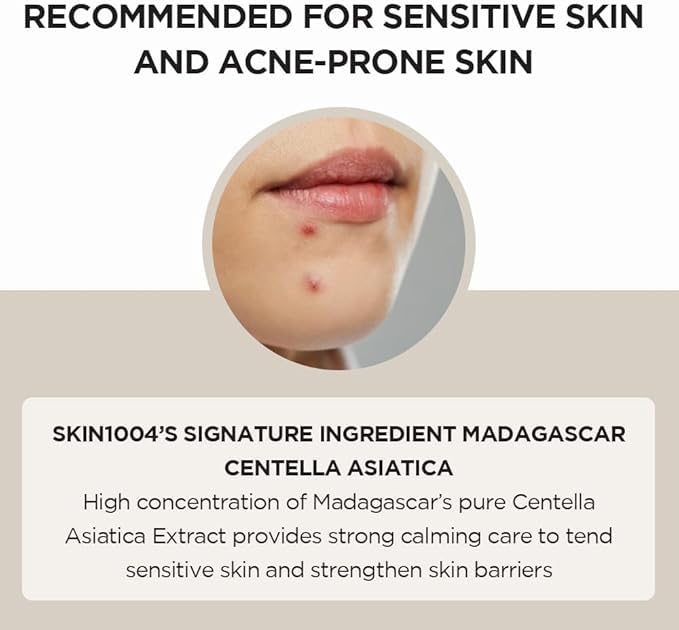 Zermet 1 Zermet 1 Madagascar Centella Asiatica Ampoule Facial Serum 1.85 fl.oz, 55ml, Soothes Acne Prone and Sensitive Skin