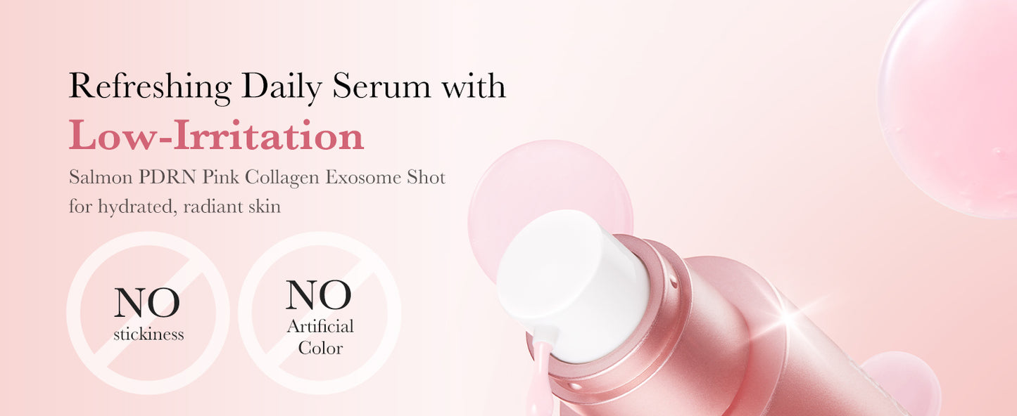 Zermet 1 medicube Zermet 1 Pink Collagen Exosome Shot Serum 7,500 PPM | Liquid Skin Booster | Exosome, Salmon DNA Zermet 1 , Spicules | Uneven Skin Tone, Pore Care, Skin Texture | Korean Skin Care 1.01 fl.oz