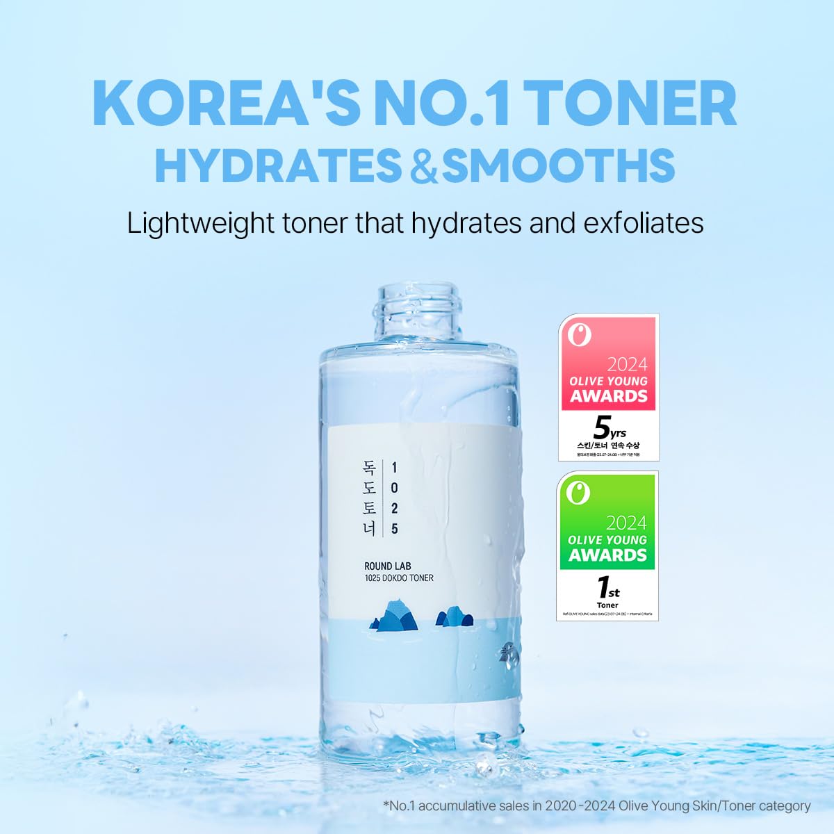 Zermet 1 Zermet 1 1025 Dokdo Toner 6.76 Fl Oz, Oil Control and Reduces Excess Sebum, Gentle Exfoliating Facial Toner, Deep Sea Water for Moisturization, Soft Finish Without Stickiness, Korean Skin Care