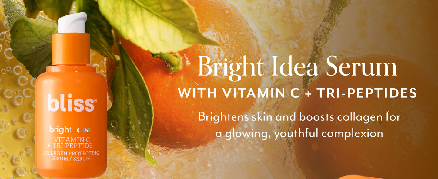 Zermet 1 Bliss Vitamin C + Tri-Peptide Bright Idea Serum – 15% Brightening + Barrier Boost Complex for Radiant, Firm Skin – Anti-Aging Face Serum Boosts Collagen & Elasticity - 1 fl oz