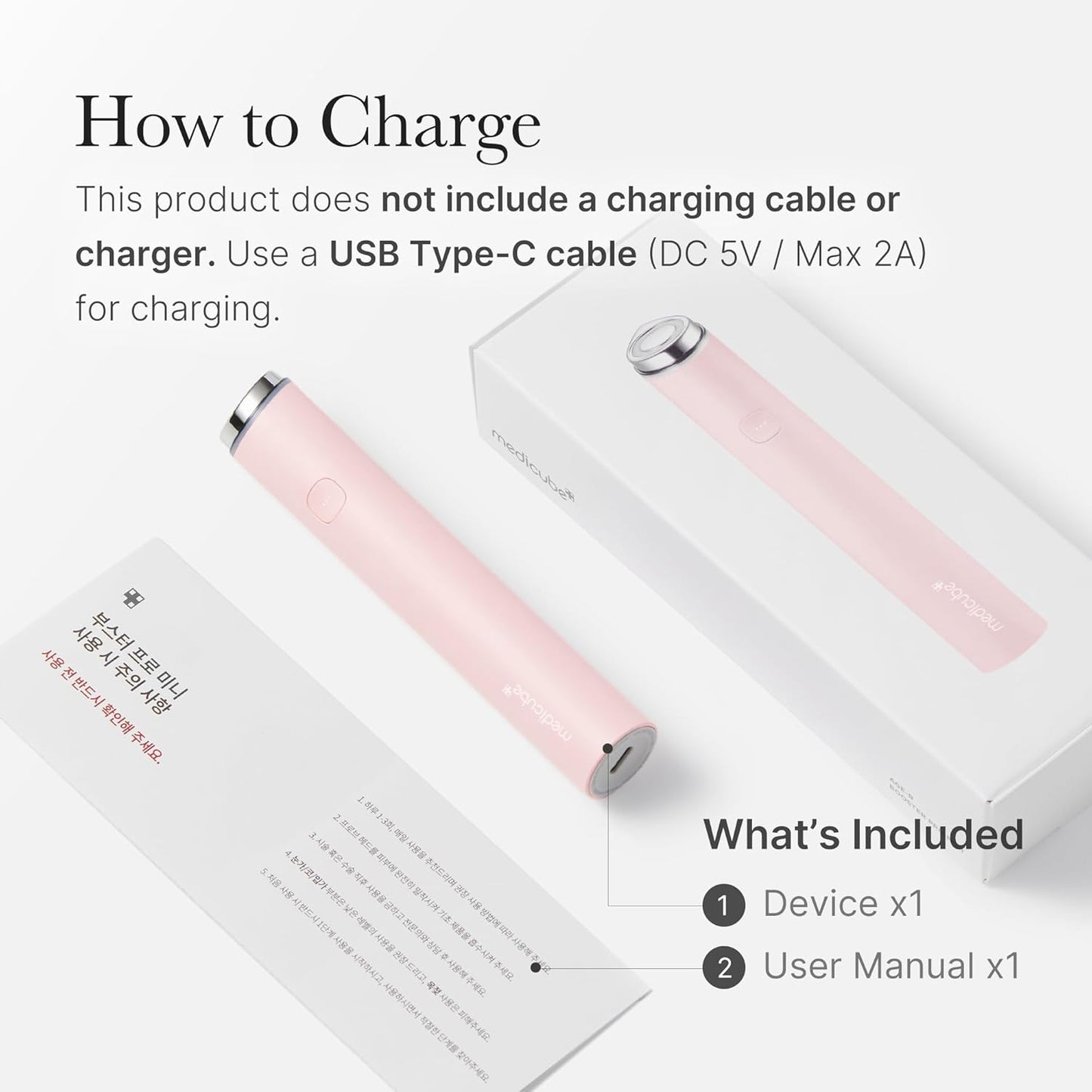 Zermet 1 medicube Mini Booster Pro Pink | Affordable at-Home Facial Skin Care Tool for Beginners - Portable Glow Booster for Glass Skin, Boosting Skin Care Absorption, Skin Care for Teens, Korean Skin Care