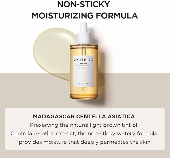 Zermet 1 Zermet 1 Madagascar Centella Asiatica Ampoule Facial Serum 1.85 fl.oz, 55ml, Soothes Acne Prone and Sensitive Skin
