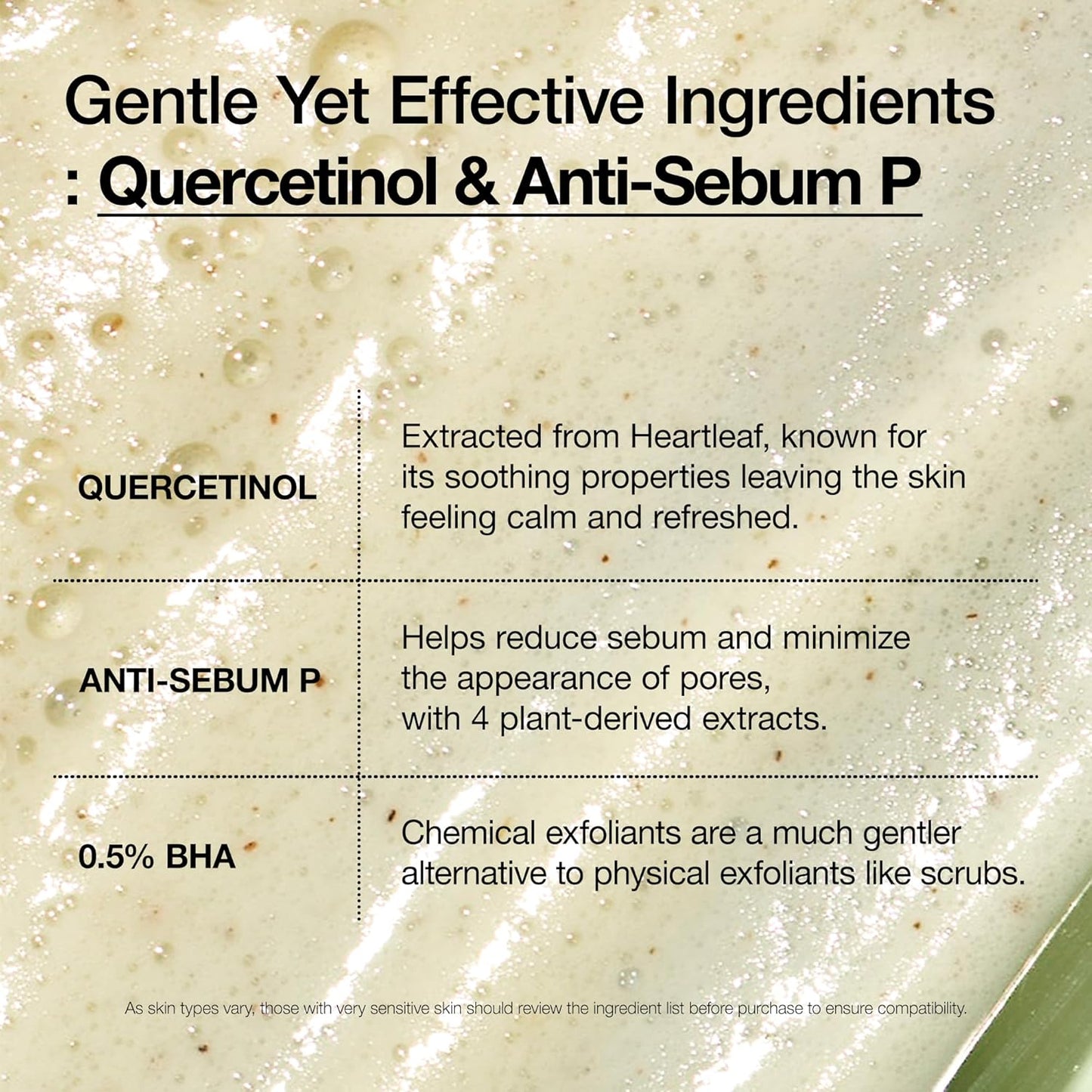 Zermet 1 Zermet 1 Heartleaf Quercetinol Pore Deep Cleansing Foam, Facial Cleanser, for Double Cleansing, BHA, Hyaluronic Acid, Glycerin, Face Wash, Blackhead Remover, Korean Skincare (150ml/5.07 fl.oz.)