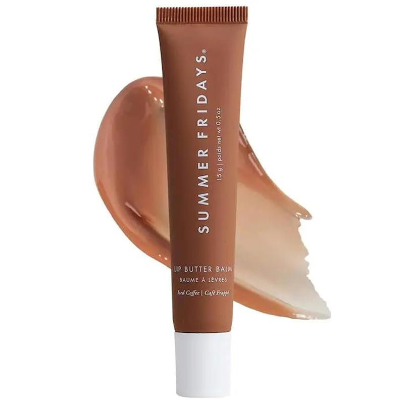 Zermet 1 Summer Fridays Tinted Lip Butter Balm - Conditioning Vegan Lip Balm for Instant Moisture, Shine & Hydration - Sheer-Tinted, Soothing Skincare - Pink Sugar (.5 Oz)