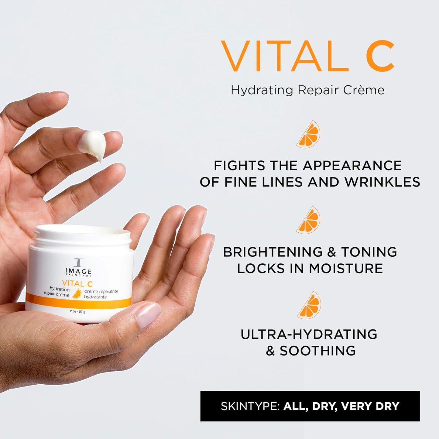Zermet 1 Zermet 1 Skincare, VITAL C Hydrating Repair Crème, Face Night Cream Moisturizer with Hyaluronic Acid, for Dry Skin