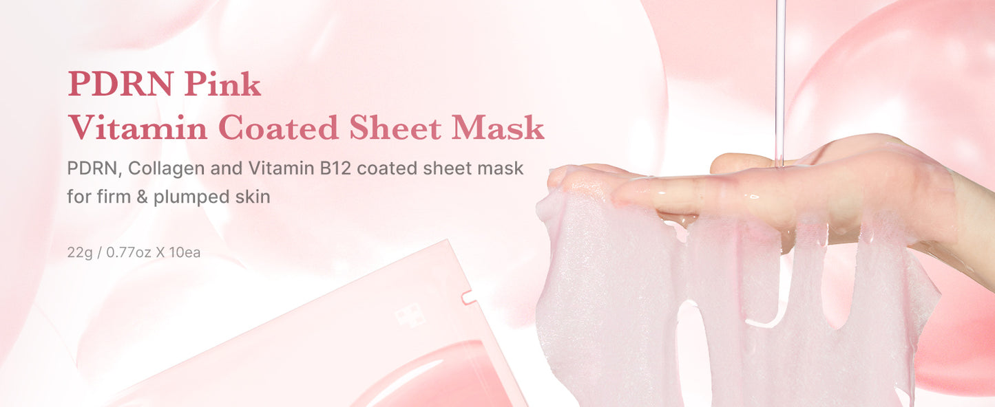 Zermet 1 medicube Salmon DNA Zermet 1 Pink Vita Coating Sheet Mask 10EA - Korean sheet mask for glass skin - Luxurious Home care Mask for Hydration, Firming, and Even Skin Tone, Korean skin care (22g 0.77 x 10ea)