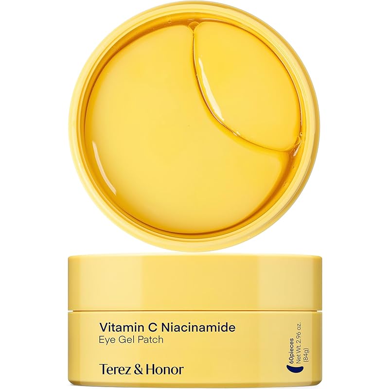 Zermet 1Zermet 1 Under Eye Patches for Dark Circles - 60 Korean Hydrogel Masks for Puffiness, Bags with Caffeine, Hyaluronic Acid, Niacinamide - Undereye Brightening, Hydrating, Anti-Wrinkle & Cooling