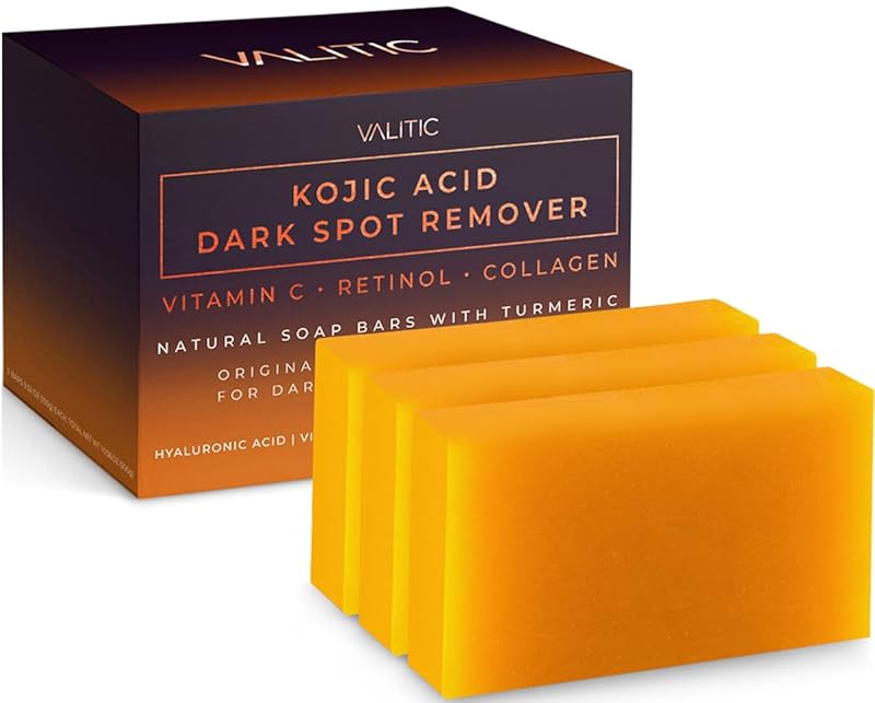 Zermet 1 Zermet 1 Kojic Acid Dark Spot Remover Soap Bars with Vitamin C, Retinol, Collagen, Turmeric - Original Japanese Complex Infused with Hyaluronic Acid, Vitamin E, Shea Butter, Castile Olive Oil (2 Pack)