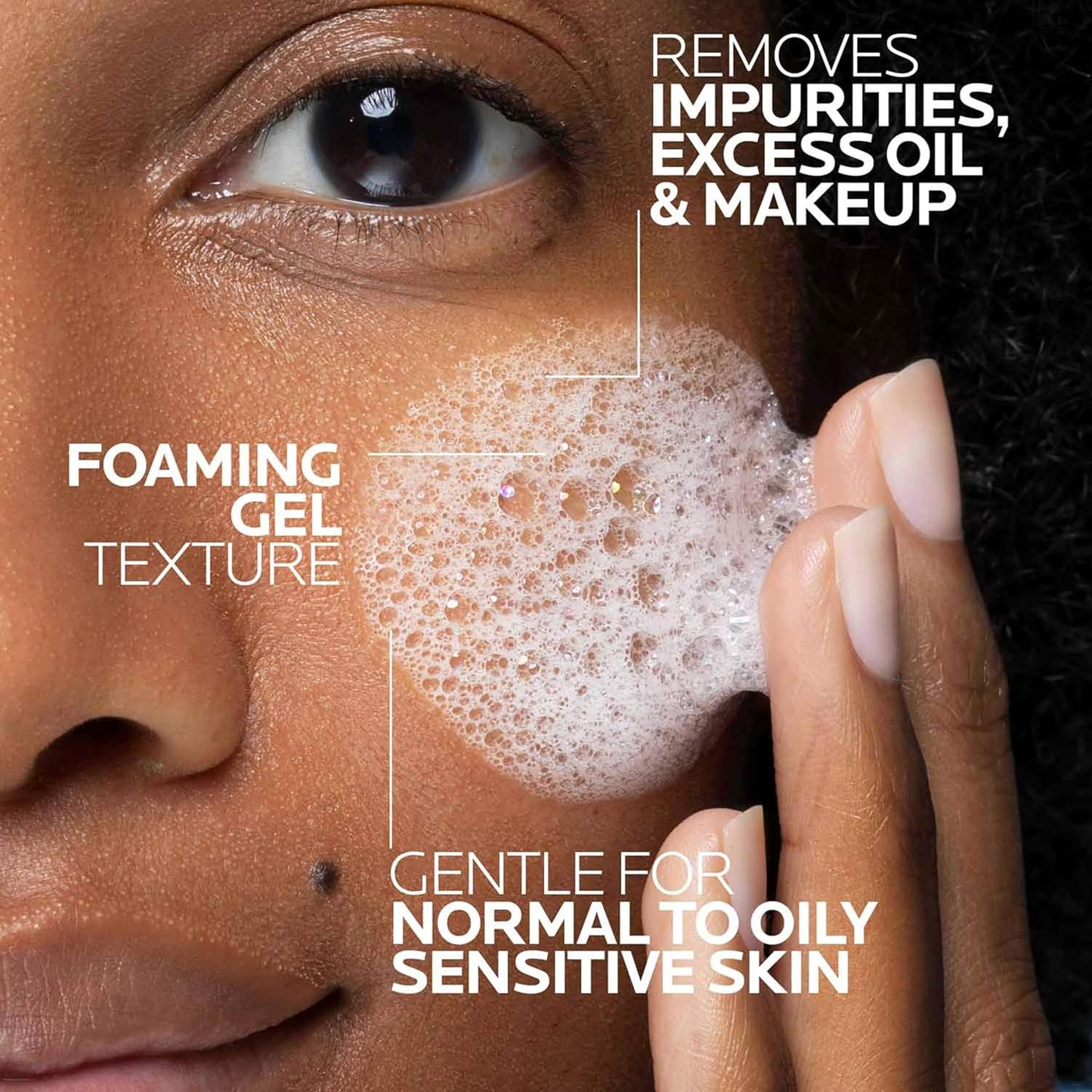 Zermet 1 La Roche-Posay Toleriane Purifying Foaming Facial Cleanser, Oil Free Face Wash for Women & Men with Niacinamide + Ceramides, Pore Cleanser Safe For Sensitive Skin, Won’t Dry Out Skin, Soap Free