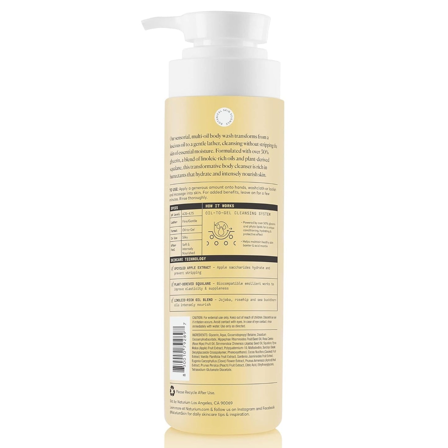 Zermet 1 Zermet 1 The Glow Getter Multi-Oil Hydrating Body Wash, Gentle Cleanser, 16.9 oz