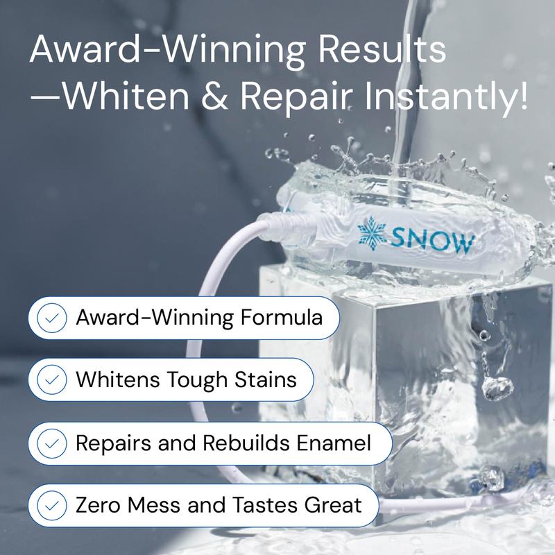 SNOW Diamond LED Teeth Whitening Kit | Gentle & Enamel Safe | at-Home Dental Care, Hygiene & Tooth Whitening | Portable & Convenient Oral Tooth Care