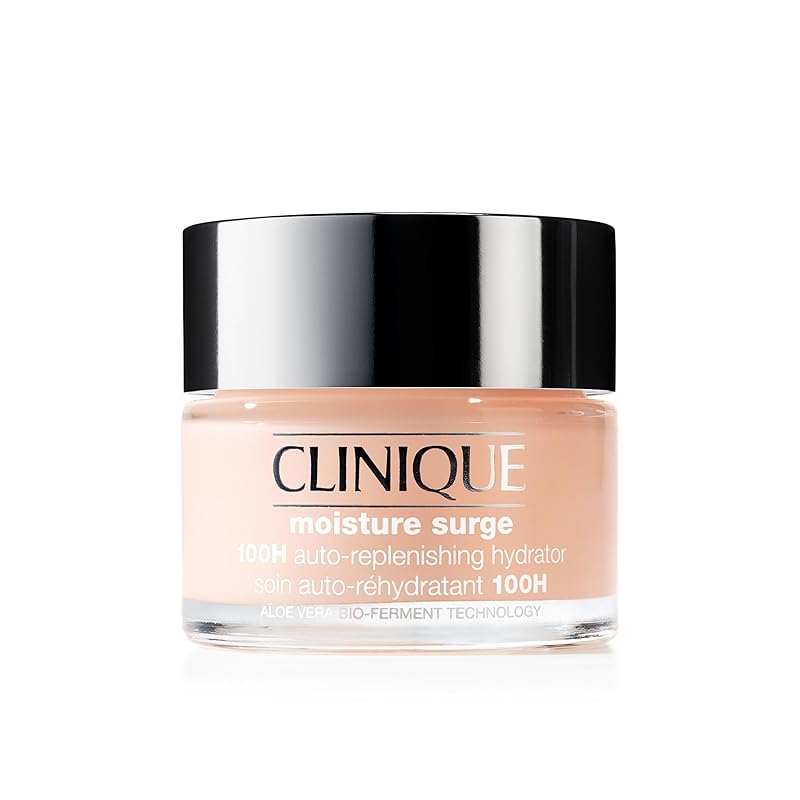 Zermet 1 Clinique Moisture Surge 100H Auto-Replenishing Hydrator Oil Free Face Moisturizer | With Hyaluronic Acid, Aloe Bioferment and Vitamins C + E | For All Skin Types | Hydrating + Moisturizing