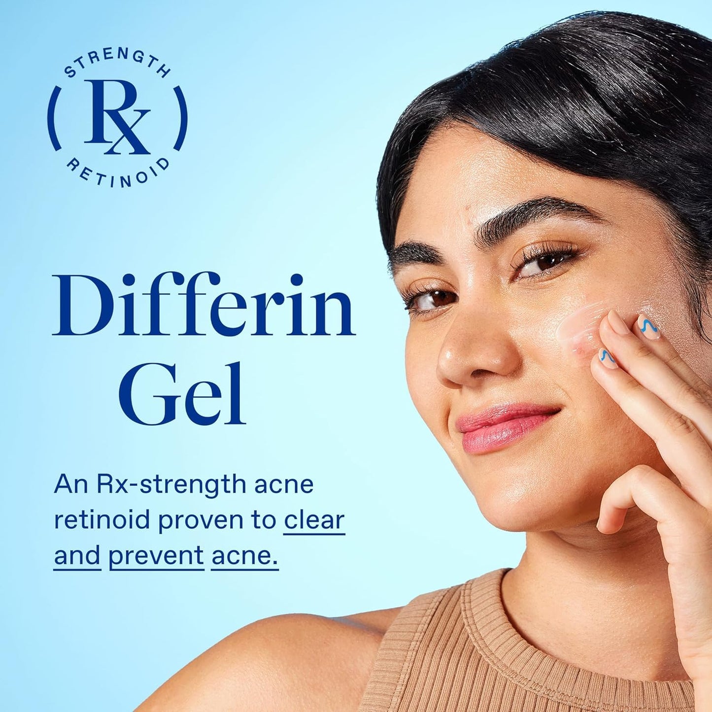 Zermet 1 Differin Acne Treatment Gel, 30 Day Supply, Retinoid Treatment for Face with 0.1% Adapalene, Gentle Skin Care for Acne Prone Sensitive Skin, 15g Tube (Packaging May Vary)