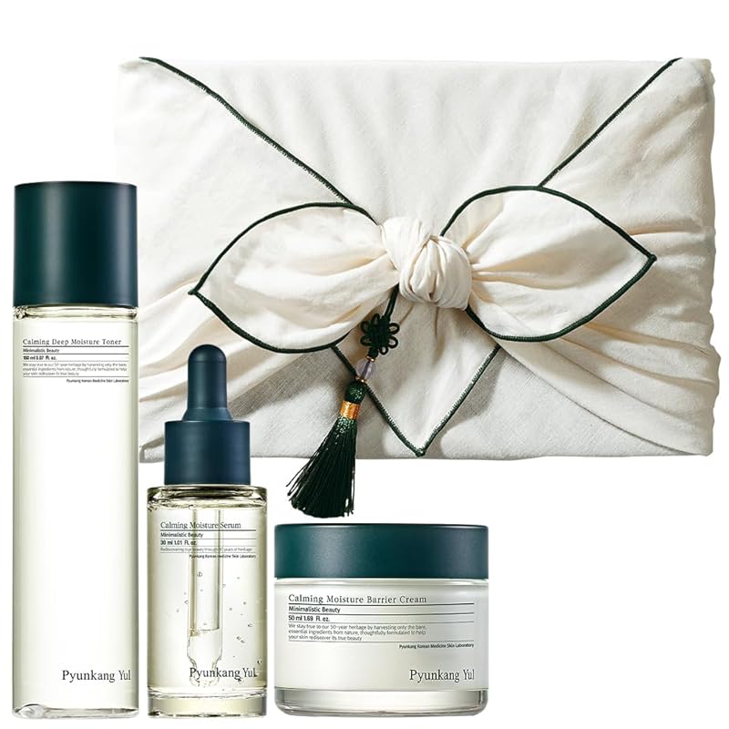 Zermet 1 Zermet 1 Calming Line Gift Box Set - Korean Facial Skin Care Essential for Daily Moisturizing, Safe on Acne Prone & Sensitive Skin, Vegan & Cruelty Free