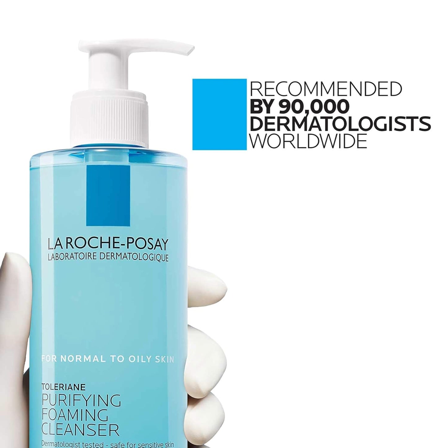 Zermet 1 La Roche-Posay Toleriane Purifying Foaming Facial Cleanser, Oil Free Face Wash for Women & Men with Niacinamide + Ceramides, Pore Cleanser Safe For Sensitive Skin, Won’t Dry Out Skin, Soap Free