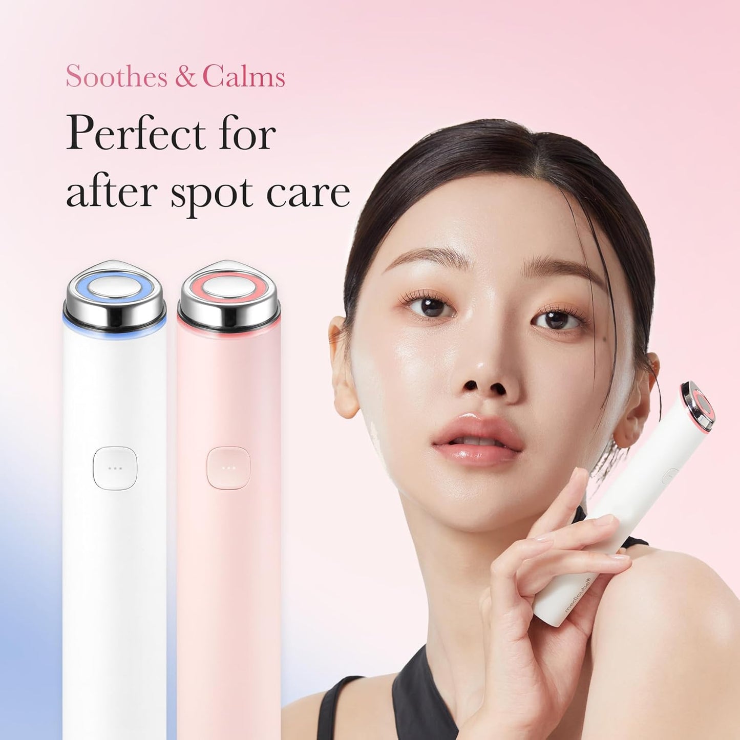 Zermet 1 medicube Mini Booster Pro Pink | Affordable at-Home Facial Skin Care Tool for Beginners - Portable Glow Booster for Glass Skin, Boosting Skin Care Absorption, Skin Care for Teens, Korean Skin Care