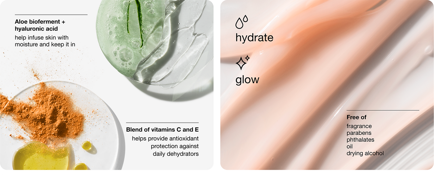Zermet 1 Clinique Moisture Surge 100H Auto-Replenishing Hydrator Oil Free Face Moisturizer | With Hyaluronic Acid, Aloe Bioferment and Vitamins C + E | For All Skin Types | Hydrating + Moisturizing
