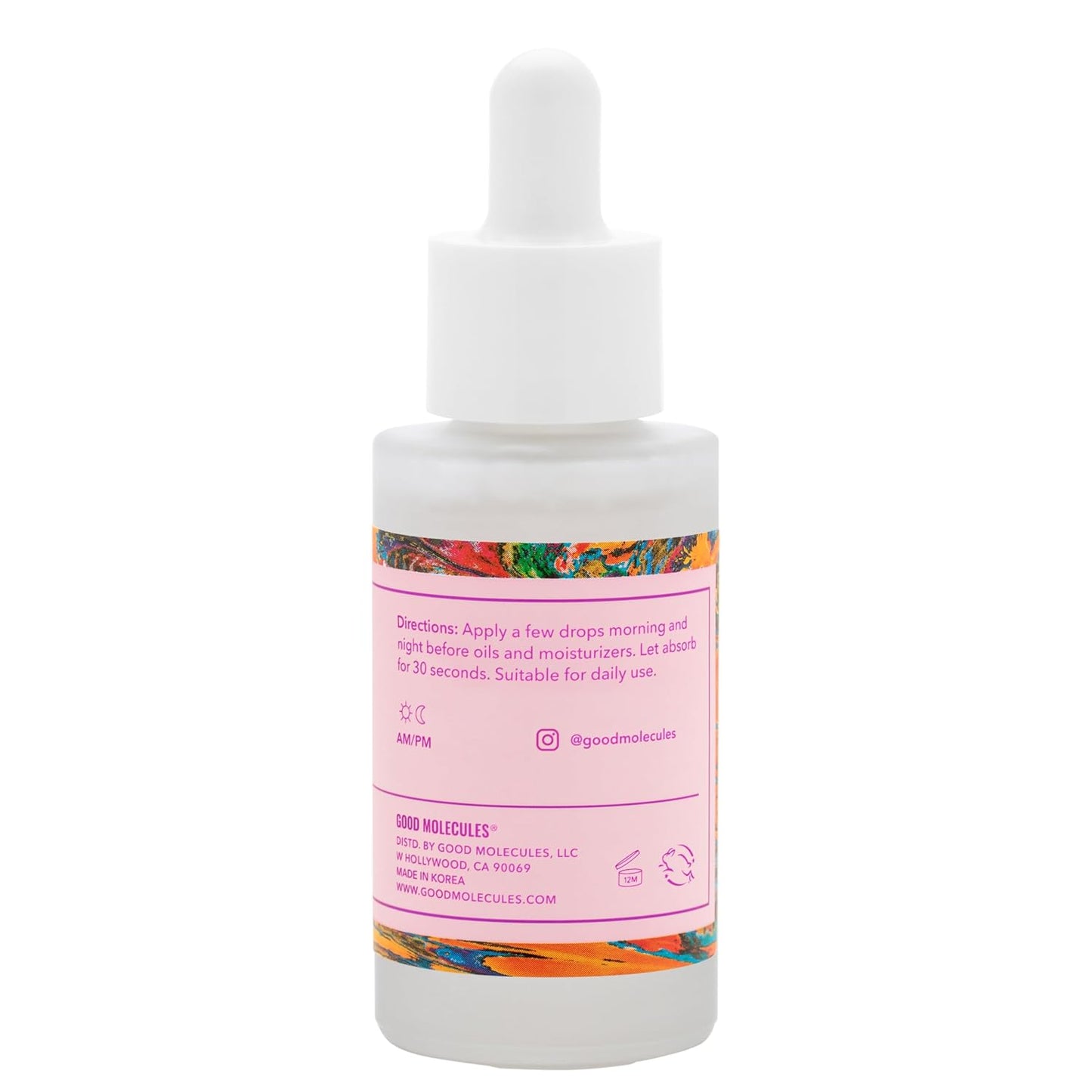 Zermet 1 Good Molecules Hyaluronic Acid Serum - 1% Hyaluronic Acid Non-greasy Ultra Hydrating Serum, Facial Moisturizer for Plumper Skin, Skin Care for Face