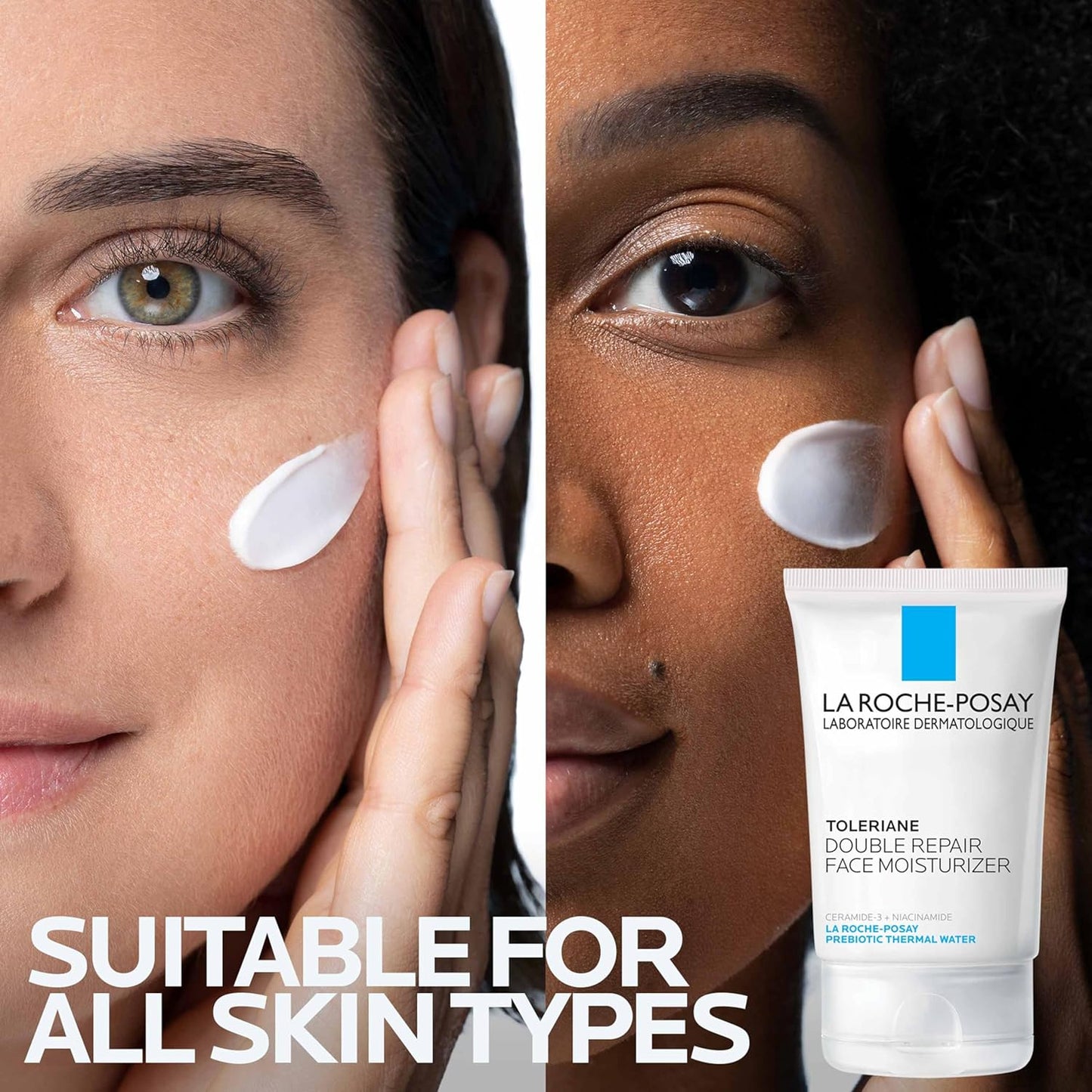 Zermet 1 La Roche-Posay Toleriane Double Repair Face Moisturizer, Daily Moisturizer Face Cream with Ceramide & Niacinamide for All Skin Types, Immediate Comfort & Long Lasting Hydration, Fragrance Free