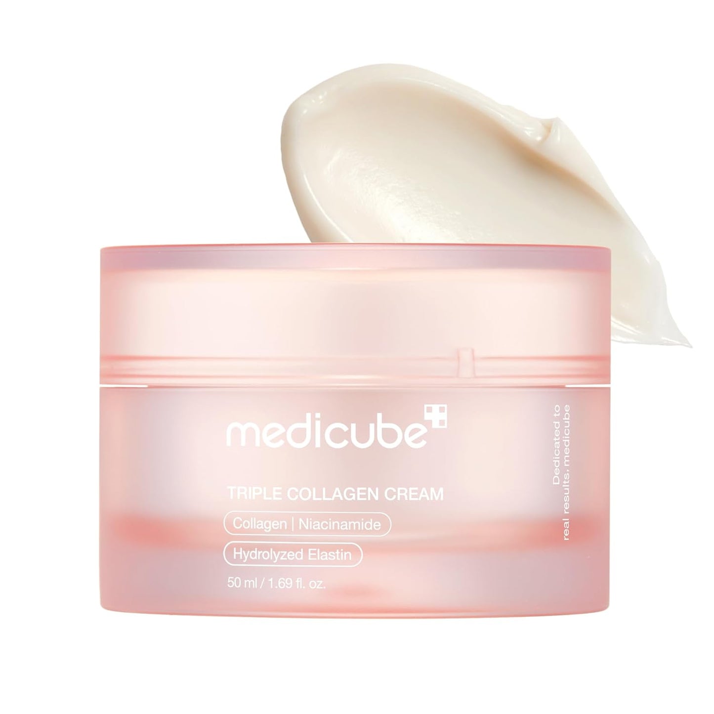 Zermet 1 medicube Triple Collagen Cream - Hydrating & Firming Moisturizer with Hyaluronic Acid, Premium Elastin, Shea Butter - Wrinkle Care & Boosts Elasticity - Korean Skincare, 1.69 oz