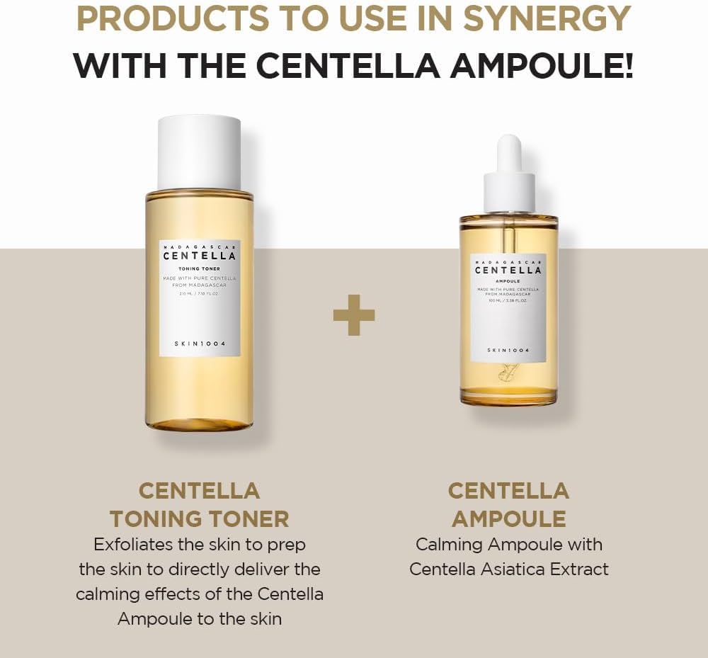 Zermet 1 Zermet 1 Madagascar Centella Asiatica Ampoule Facial Serum 1.85 fl.oz, 55ml, Soothes Acne Prone and Sensitive Skin