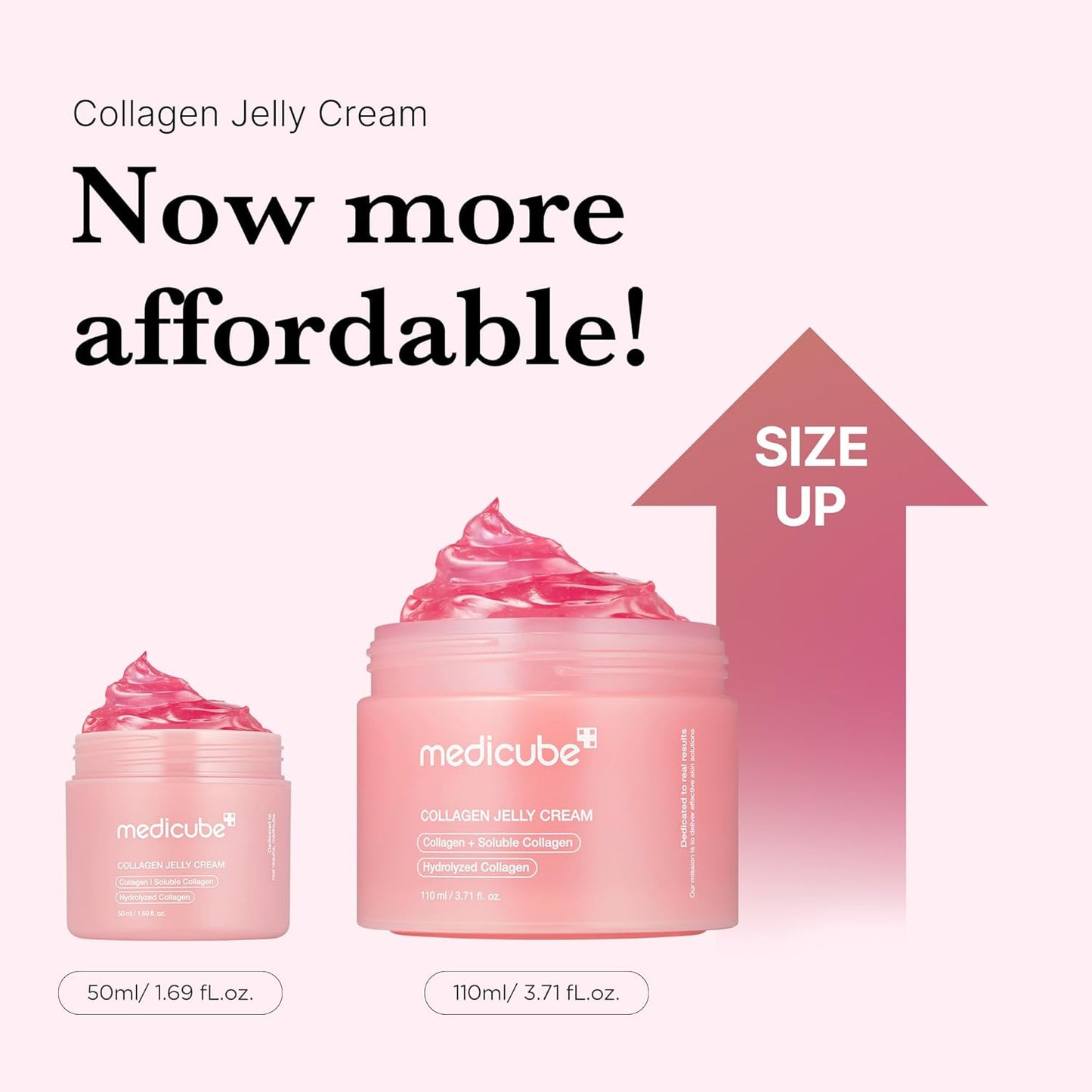 Zermet 1 Medicube Collagen Jelly Cream- Niacinamide & Freeze-Dried Hydrolyzed Collagen - Boosts skin's barrier hydration and gives 24h Glow & Lifted Look - Korean skincare (1.69 Fl Oz (Pack of 1))