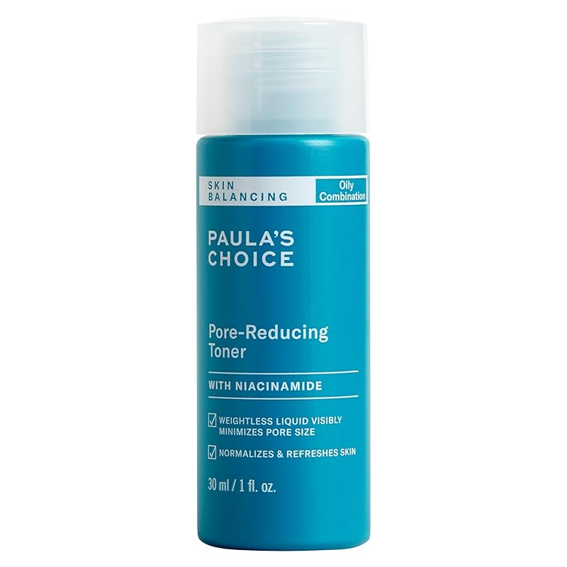 Zermet 1 Paula's Choice SKIN BALANCING Pore-Reducing Face Toner with Niacinamide, for Oily Skin & Combination, Minimizes Large Pores, Controls Oil & Shine, Hydrates & Replenishes, Fragrance-Free