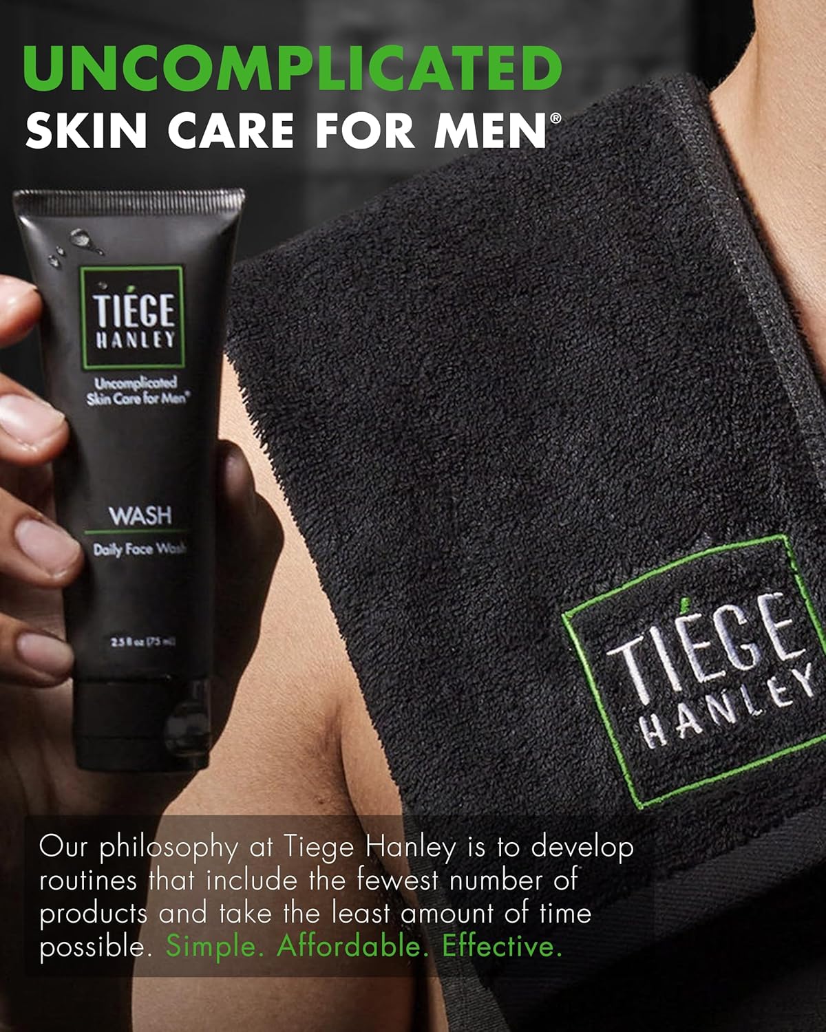 Zermet 1 Tiege Hanley Men’s Skin Care Set, Advanced Routine (System Level 2) – Face Wash, Scrub, Moisturizer & Eye Cream for Fine Lines, Under-Eye Bags Correction, Smoother Skin Texture