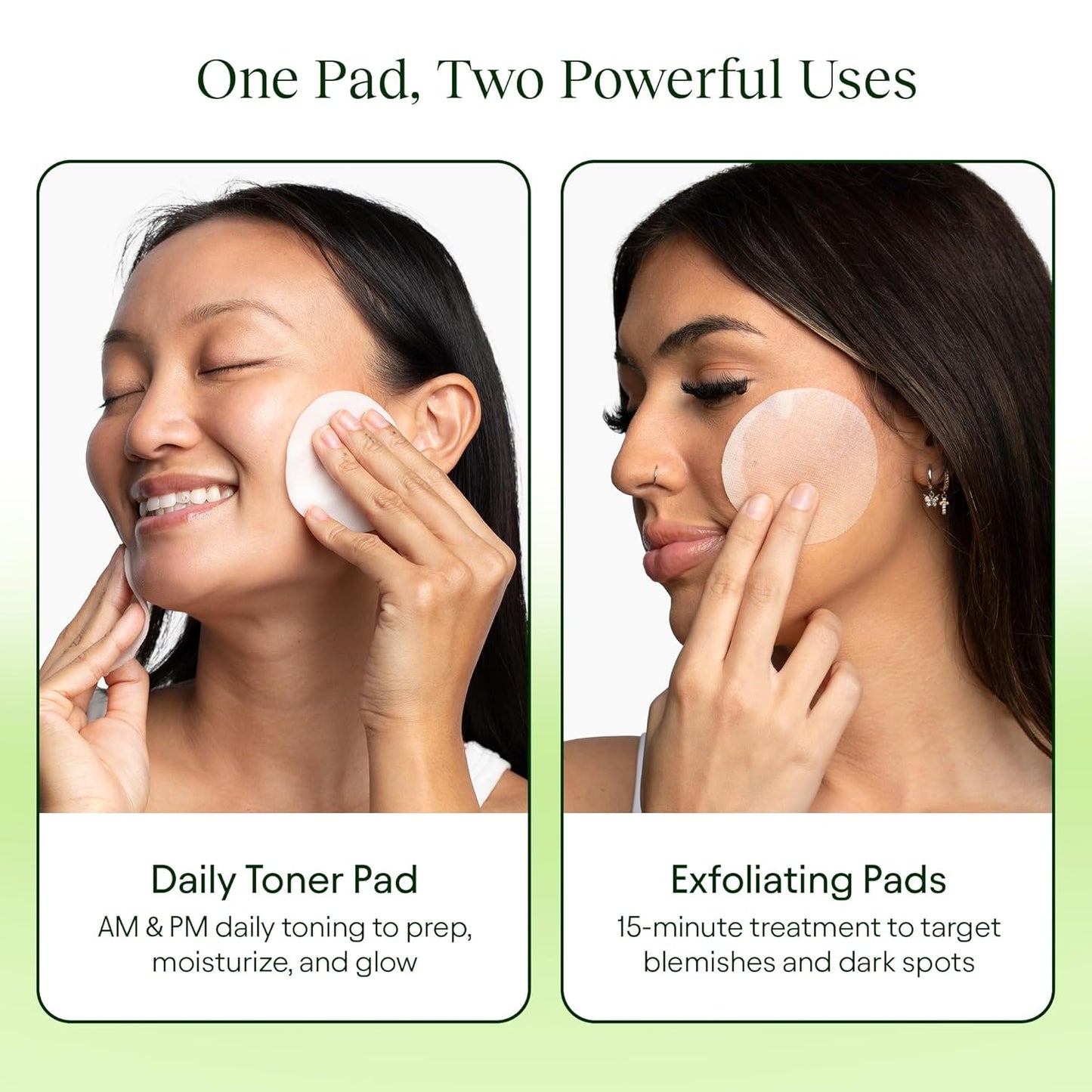 Zermet 1 Toning Polish Pads - Korean Skincare for Dark Spots, Wrinkles & Dull Skin - Hydrating Facial Treatment with Snail Mucin, Niacinamide, Peptides & Centella - 100 Count
