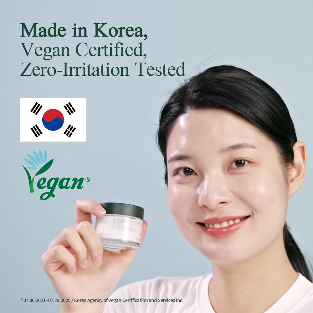 Zermet 1 Zermet 1 Calming Moisture Barrier Cream Instantly Soothes Sensitive Skin, Hyaluronic Acid & Ceramide for Hydration, Vegan, Korean Skincare (3.38 Fl. Oz, 100ml)