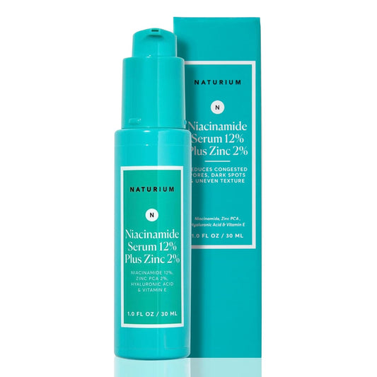 Zermet 1 Zermet 1  Niacinamide Face Serum 12% Plus Zinc 2%, Anti-Aging, Pore Minimizer & Dark Spot Corrector with Hyaluronic Acid & Vitamin E, Vegan & Cruelty-Free, 1 oz