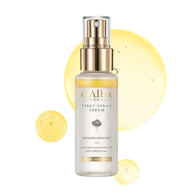 Zermet 1 d'alba Piedmont Italian White Truffle First Spray Serum, Vegan Skin Care, Light-weight Face Moisturizer, Glow Serum for Radiant Skin, Non Comedogenic, All In One Mist, Korean Skin Care (3.38 fl oz.)