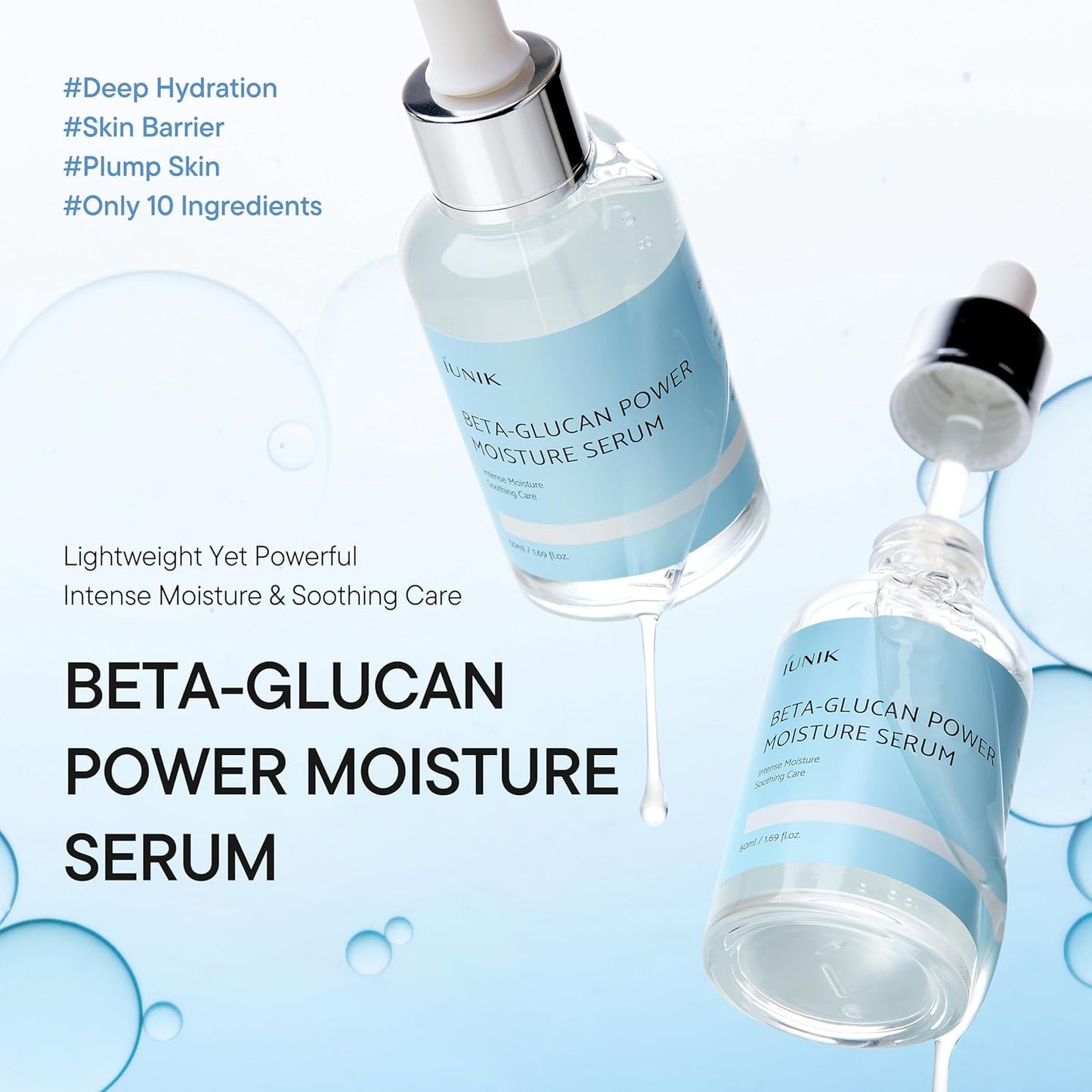 Zermet 1 Zermet 1  Beta-Glucan Power Deep Moisture Vegan Serum Intense Hydration Mushroom Yeast Extracts Naturally-derived - Dry Mature Sagging Sensitive Skin Cell Regenerating Lifting Korean Skincare