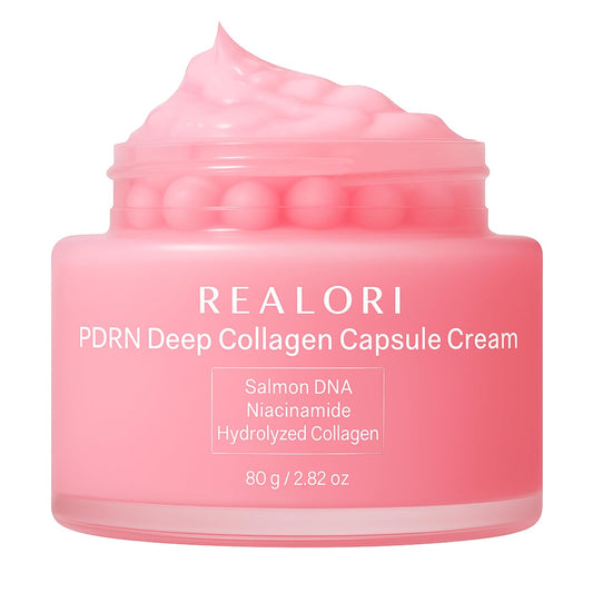 Zermet 1 Zermet 1  Capsule Cream with Vitamin C & Collagen – Korean Boba Moisturizer for Face, Pink Jelly Cream for Deep Hydration, Skin Repair, and Glow – Korean Skincare Gel for All Skin Types