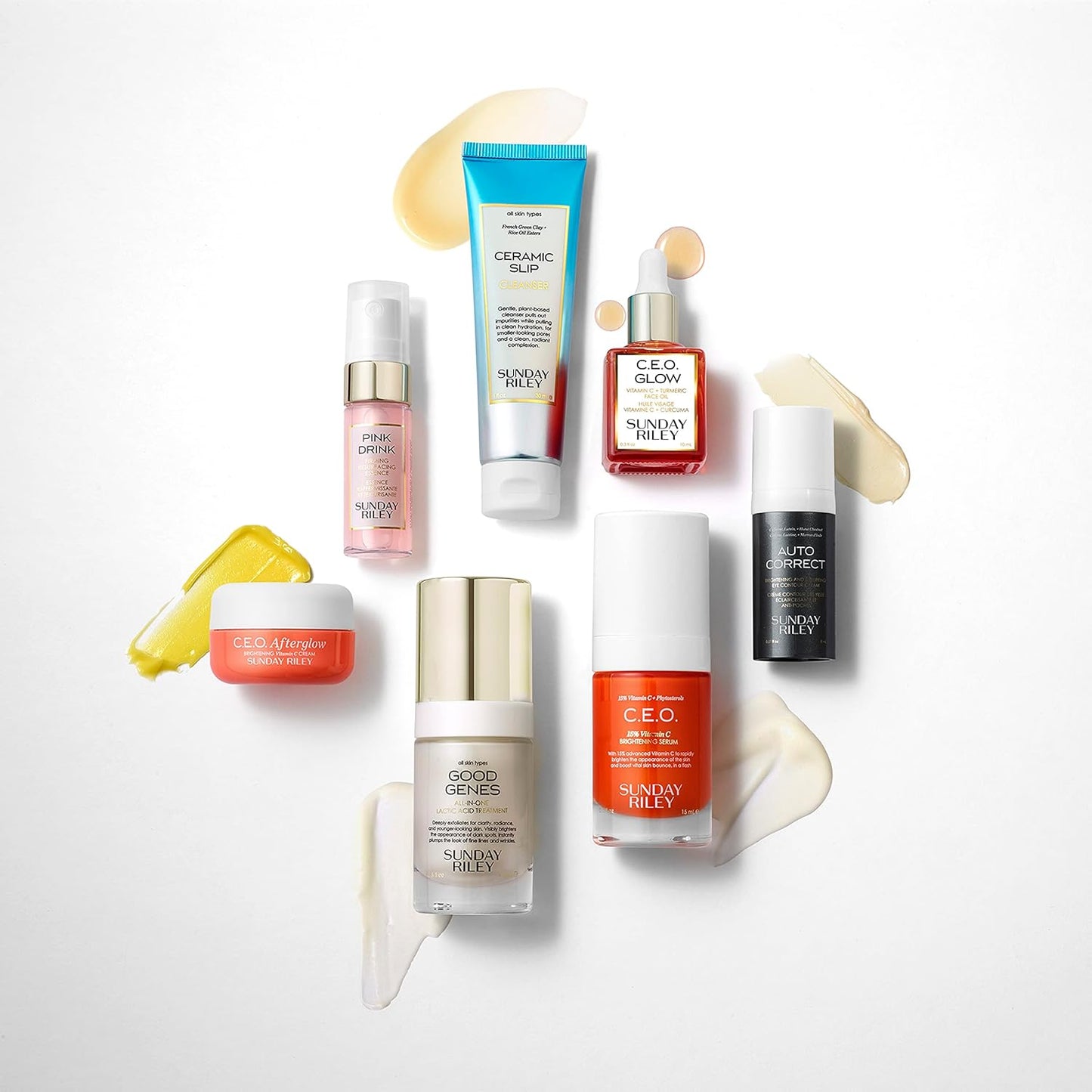 Zermet 1 Sunday Riley Wake Up With Me Complete Brightening Morning Skincare Set
