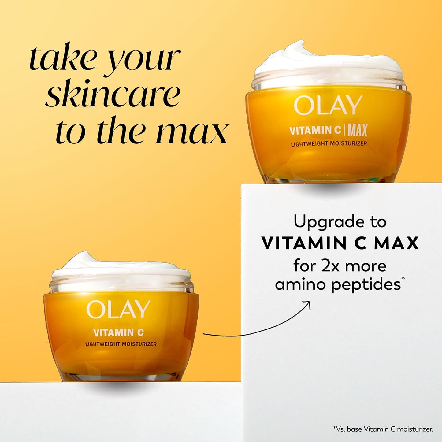 Zermet 1 Olay Vitamin C Face Moisturizer, Brightening Cream for Women, Instant Hydration, Evens Tone, Dark Spot & Hyperpigmentation Reduction, Glowing Skin Care - Niaciniamide, Lactic Acid, 1.7 Oz