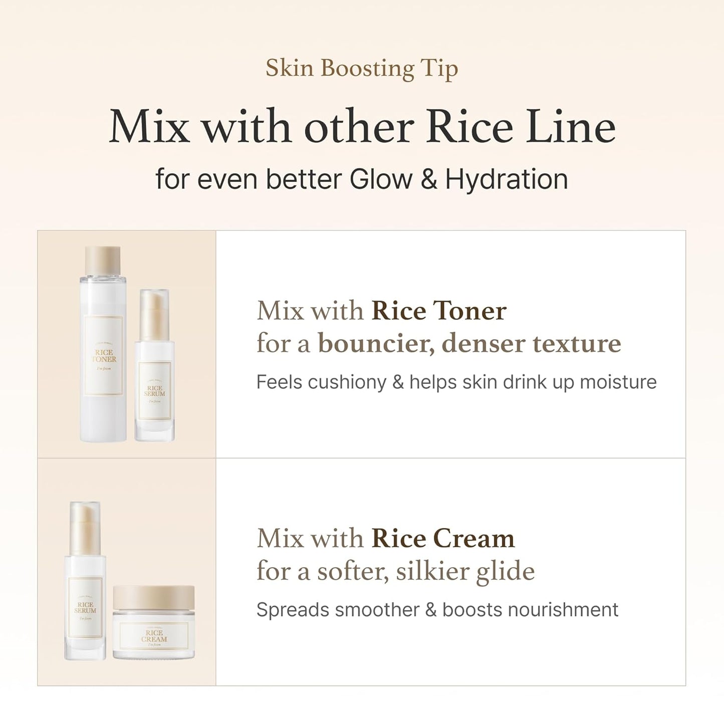 Zermet 1 I'm from Rice Serum, Korean Fermented Rice Embryo Extract Boosts Collagen, Vitality, Radiant Glowing Skin, Niacinamide, Vitality to Dull Skin, Nourishing, Moisturizing