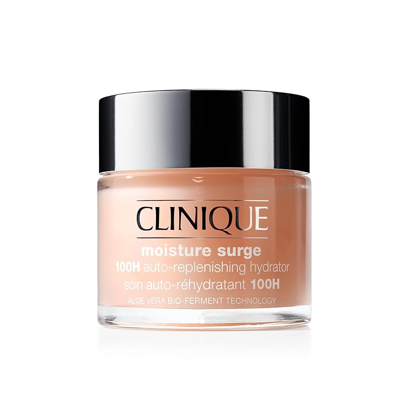 Zermet 1 Clinique Moisture Surge 100H Auto-Replenishing Hydrator Oil Free Face Moisturizer | With Hyaluronic Acid, Aloe Bioferment and Vitamins C + E | For All Skin Types | Hydrating + Moisturizing