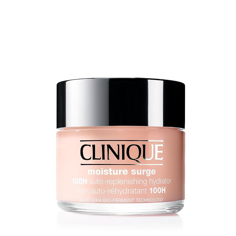Zermet 1 Clinique Moisture Surge 100H Auto-Replenishing Hydrator Oil Free Face Moisturizer | With Hyaluronic Acid, Aloe Bioferment and Vitamins C + E | For All Skin Types | Hydrating + Moisturizing
