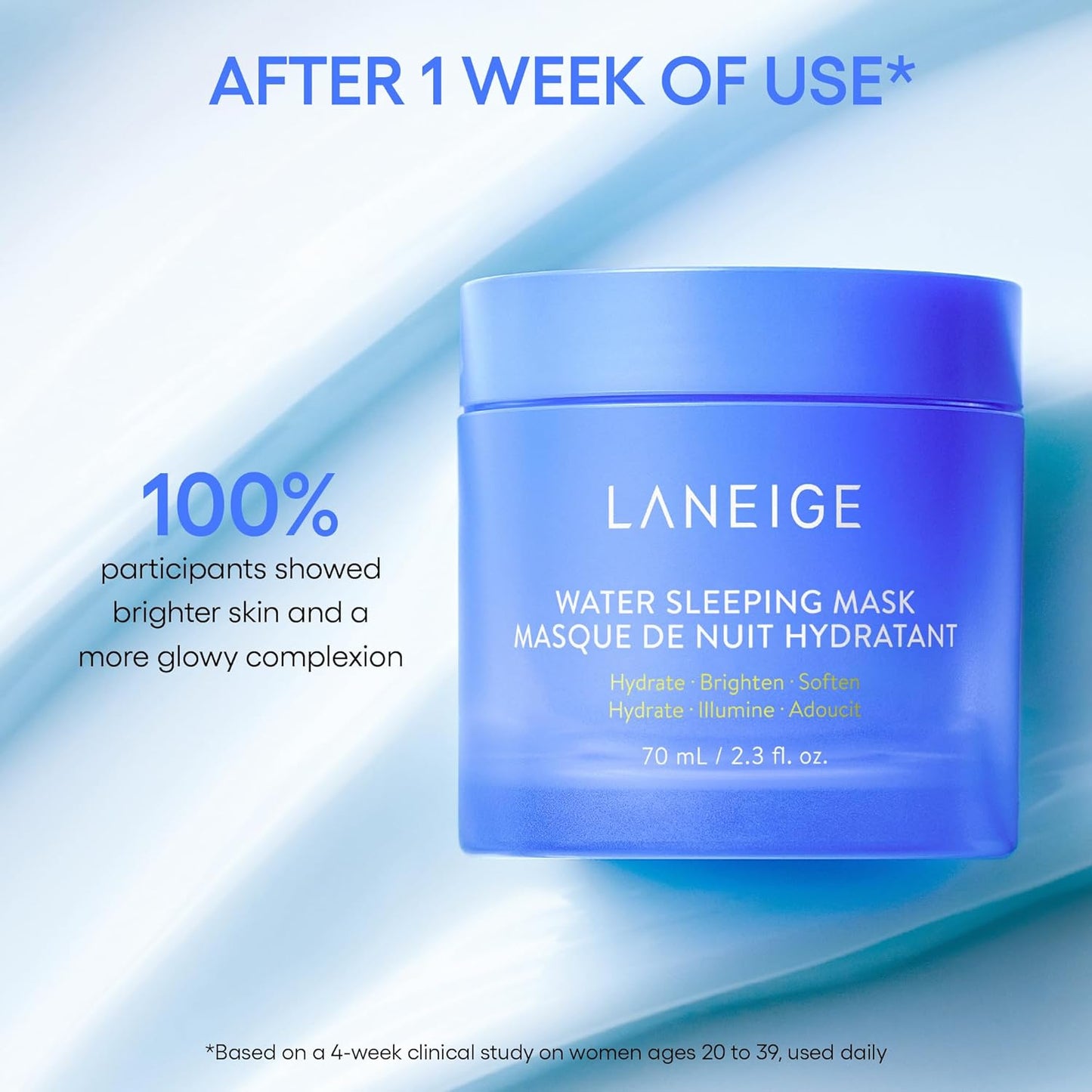 Zermet 1 Zermet 1  Water Sleeping Mask: Hydrating Korean Overnight Mask with Squalane & Probiotic-Derived Complex, for Bright, Glowing Skin & Barrier Support