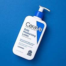 Zermet 1 CeraVe Daily Moisturizing Lotion for Dry Skin, Body Lotion & Face Moisturizer with Hyaluronic Acid and Ceramides, Daily Moisturizer, Fragrance Free, Oil-Free, 19 Ounce