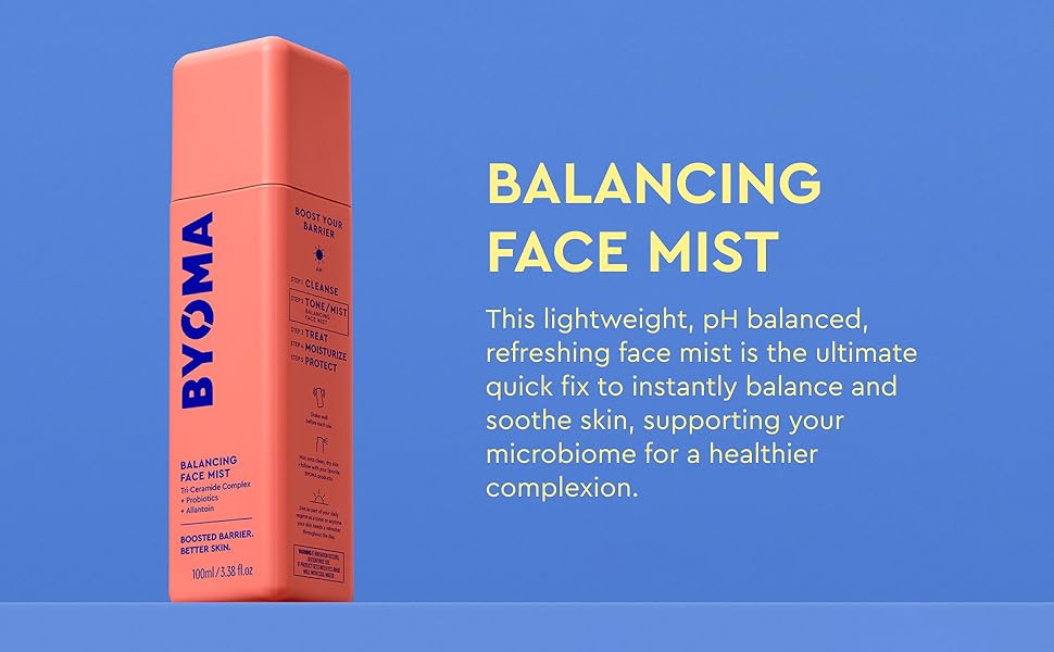 Zermet 1 Zermet 1 Balancing Face Mist - pH Balanced Face Toner with Ceramides, Probiotics & Allantoin - Alcohol Free Toner Spray - Balance, Soothe & Refresh Throughout The Day - 3.38 fl. oz