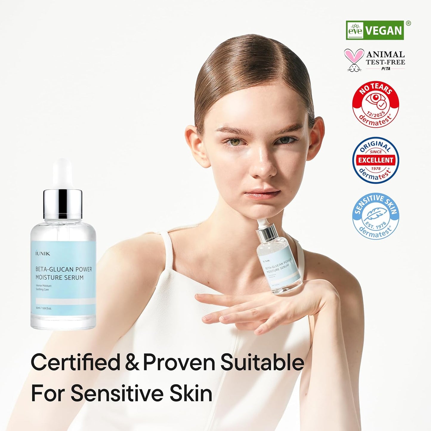 Zermet 1 Zermet 1  Beta-Glucan Power Deep Moisture Vegan Serum Intense Hydration Mushroom Yeast Extracts Naturally-derived - Dry Mature Sagging Sensitive Skin Cell Regenerating Lifting Korean Skincare