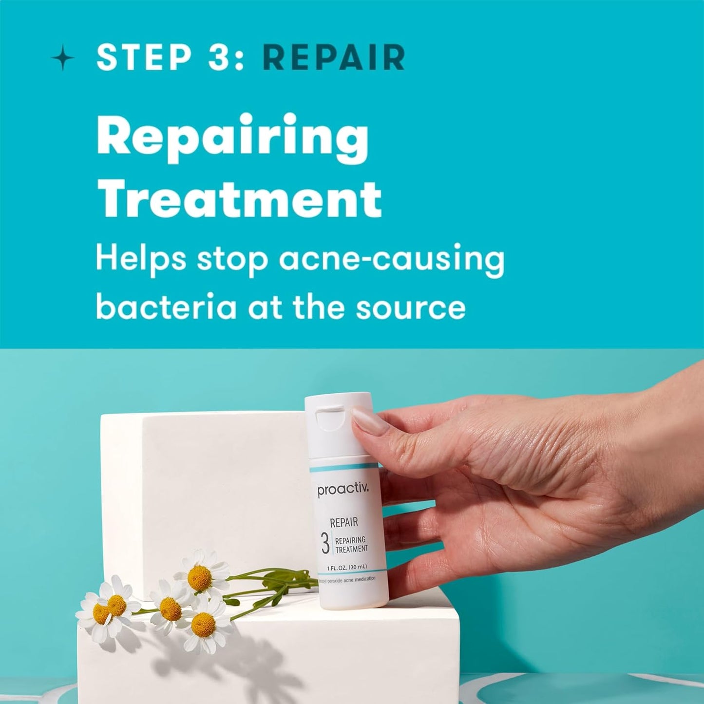 Zermet 1 Proactiv 3 Step Acne Treatment - Benzoyl Peroxide Face Wash, Repairing Acne Spot Treatment for Face and Body, Exfoliating Toner - 30 Day Complete Acne Skin Care Kit