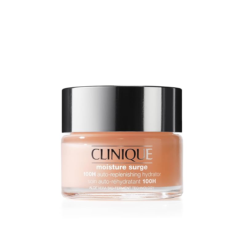 Zermet 1 Clinique Moisture Surge 100H Auto-Replenishing Hydrator Oil Free Face Moisturizer | With Hyaluronic Acid, Aloe Bioferment and Vitamins C + E | For All Skin Types | Hydrating + Moisturizing