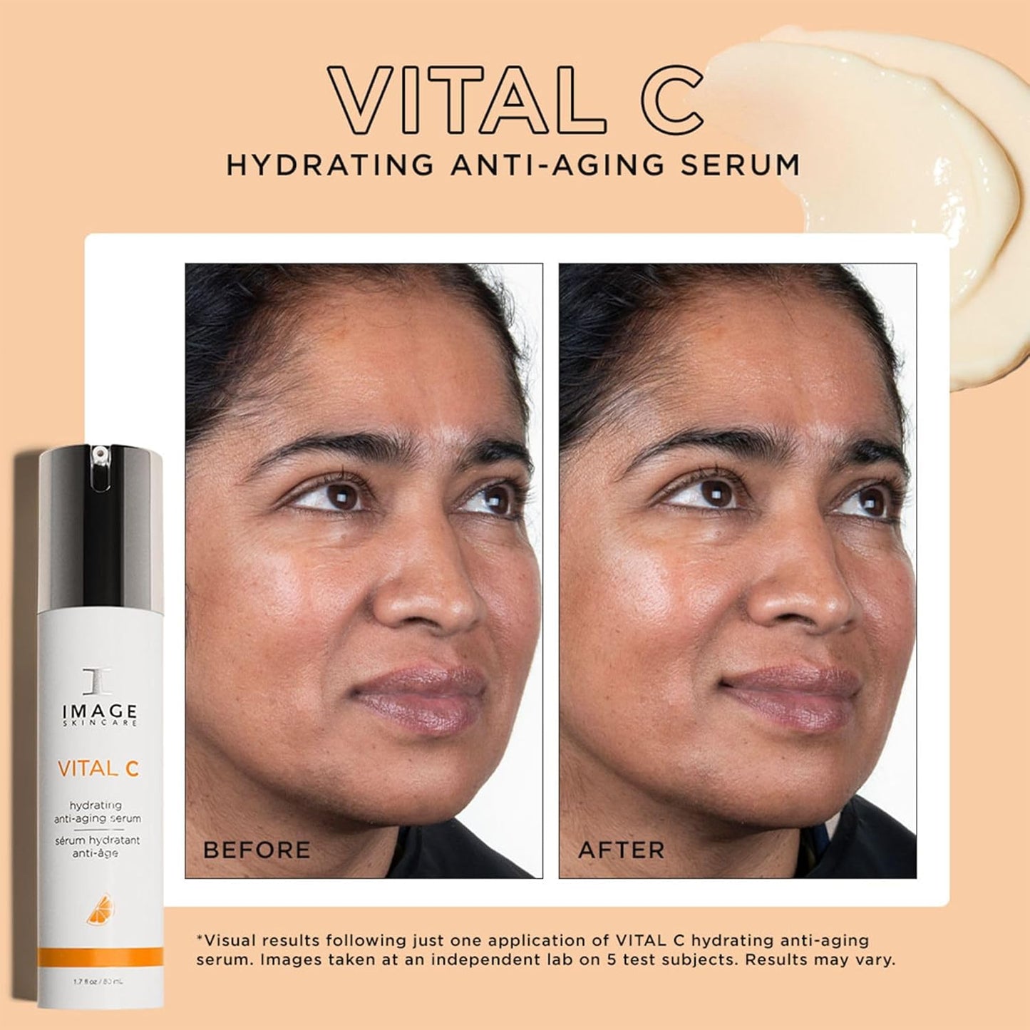 Zermet 1 Zermet 1  Skincare, VITAL C Hydrating Face Serum, with Vitamin C and Hyaluronic Acid, to Brighten, Tone and Smooth Appearance of Wrinkle
