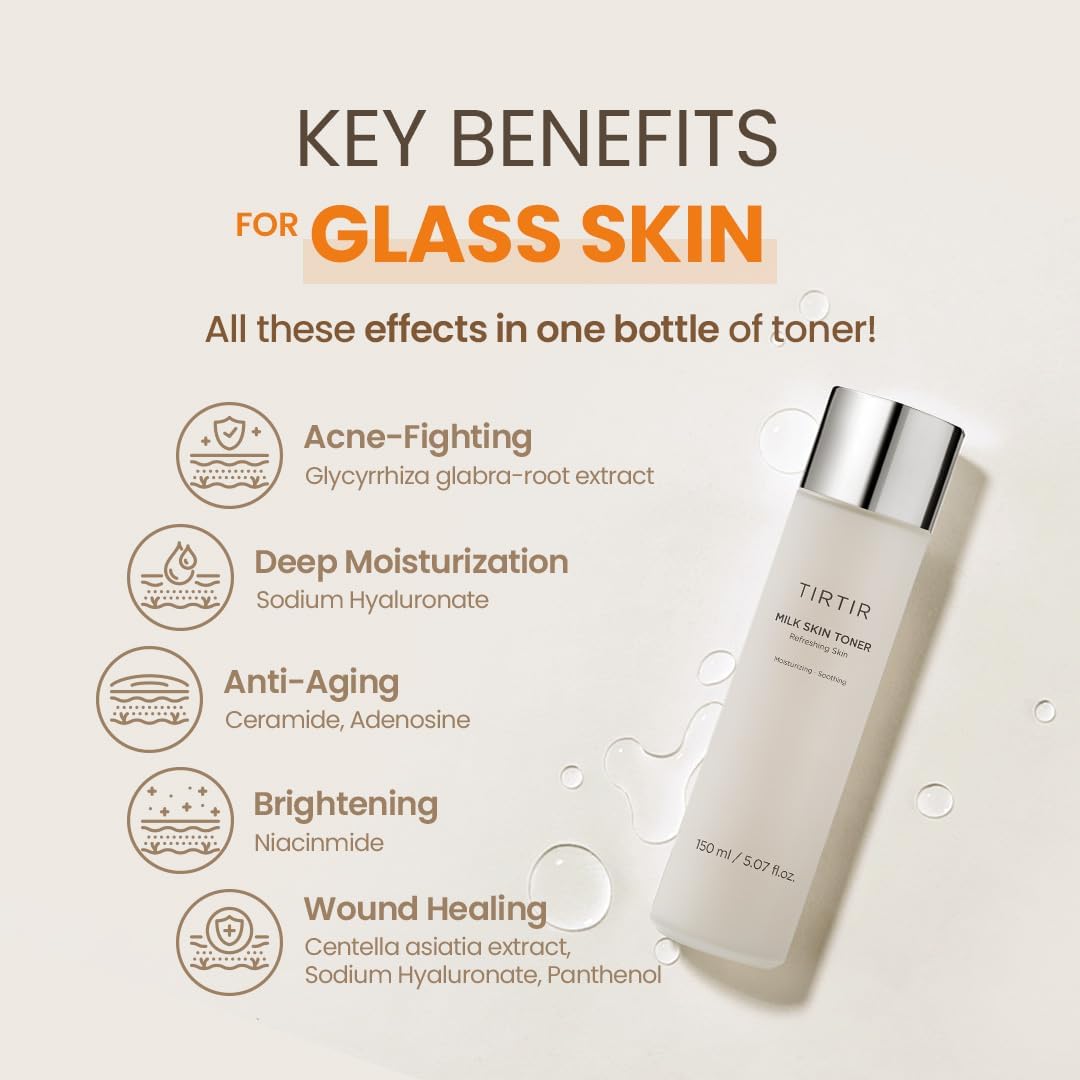 Zermet 1 Zermet 1 Milk Skin Rice Toner - Deep Moisturizing, Hydrating and Refreshing for face, Niacinamide, Ceramide, Rice Bran Extract, Nature-Oriented Ingredients, Korean Skin Care, Vegan, 150ml / 5.07 fl.oz.